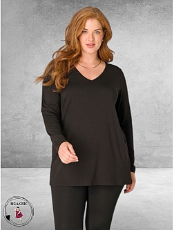 BASE LEVEL Shirt Alize Zwart